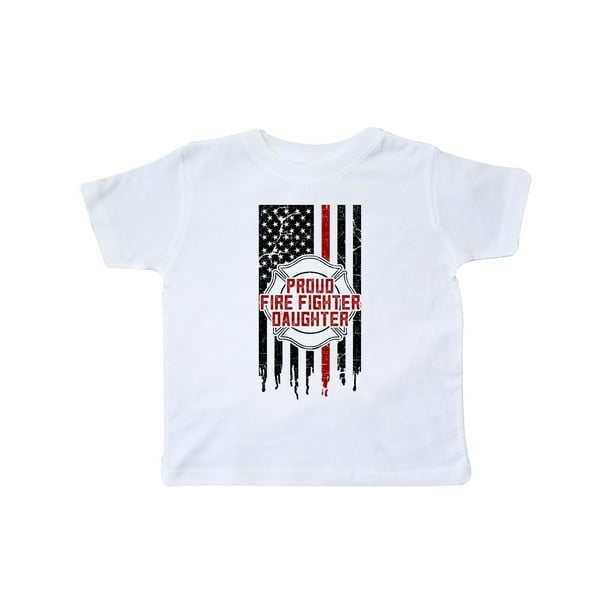 inktastic Proud Firefighter Daughter Baby T-Shirt inktastic Proud Firefighter Daughter Baby T-Shirt